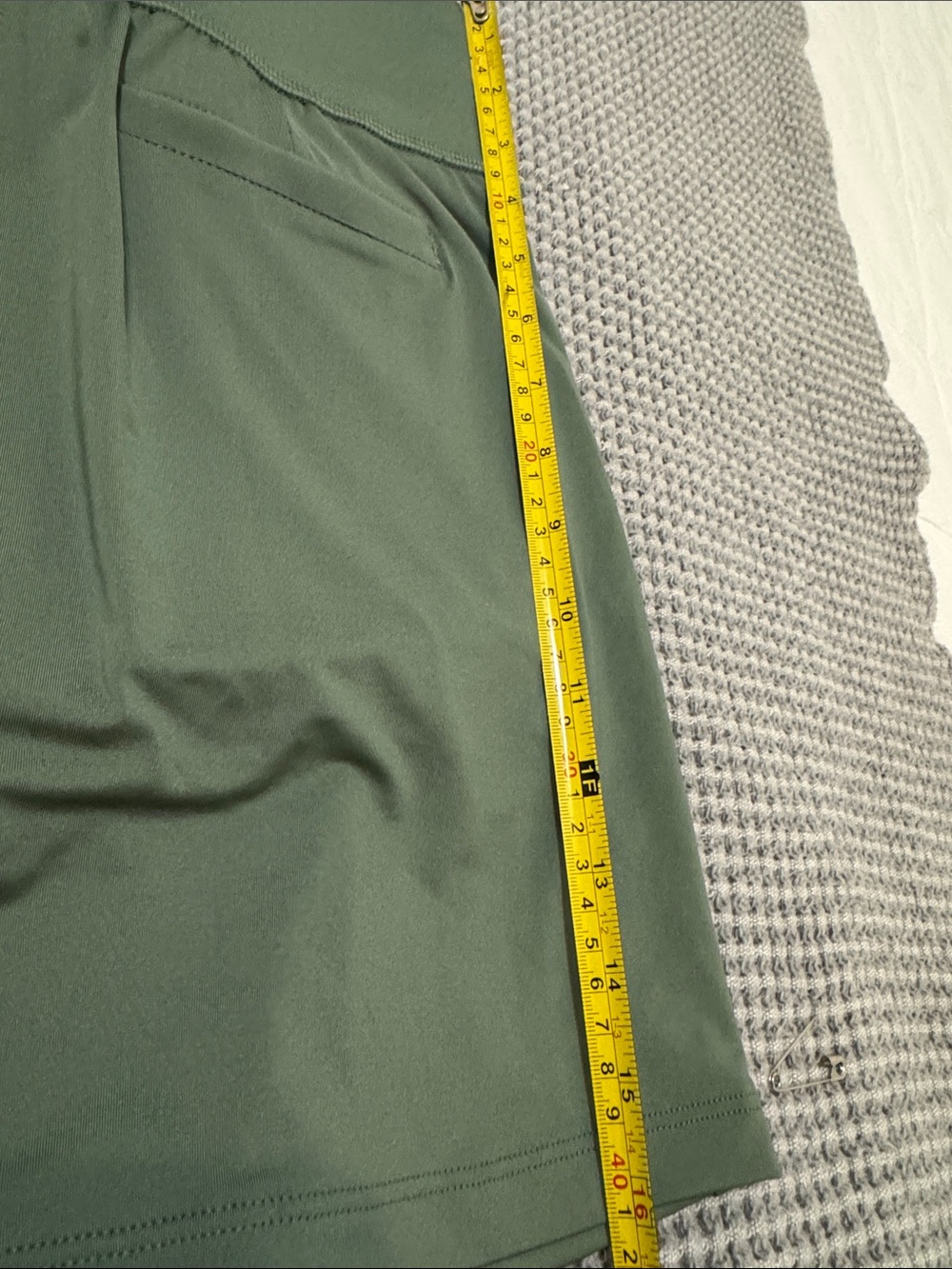 NWT Puma Olive Green Athletic PWRSHAPE Skort with pockets - Picture 6 of 6